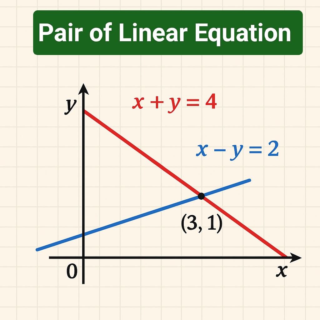 Pair of Linear Equations Graph Assamese